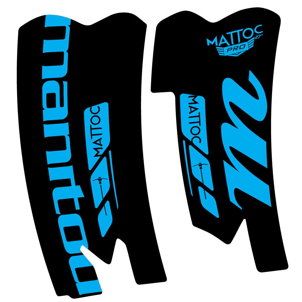 Stickers Manitou Mattoc Pro SSP 2015 compatibles Autocollants fourche VTT 29"