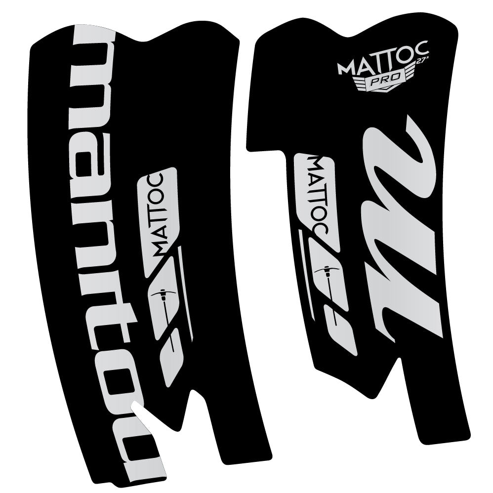 Stickers Manitou Mattoc Pro SSP 2015 compatibles Autocollants fourche VTT 29"