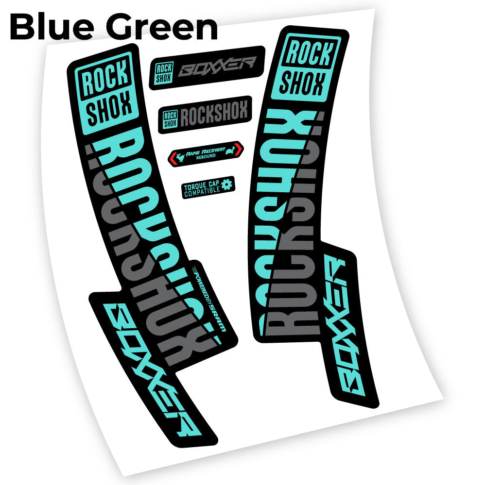 Stickers Rock Shox Boxxer 2019, 29 compatibles Autocollants fourche VTT 29"