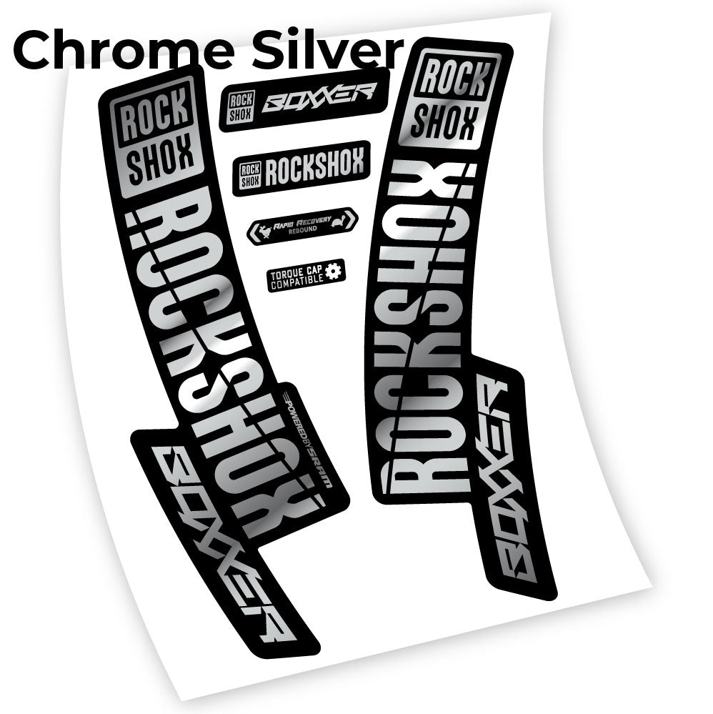 Stickers Rock Shox Boxxer 2019, 29 compatibles Autocollants fourche VTT 29"
