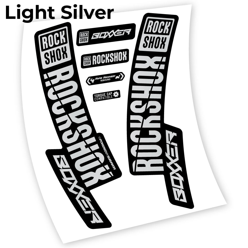 Stickers Rock Shox Boxxer 2019, 29 compatibles Autocollants fourche VTT 29"