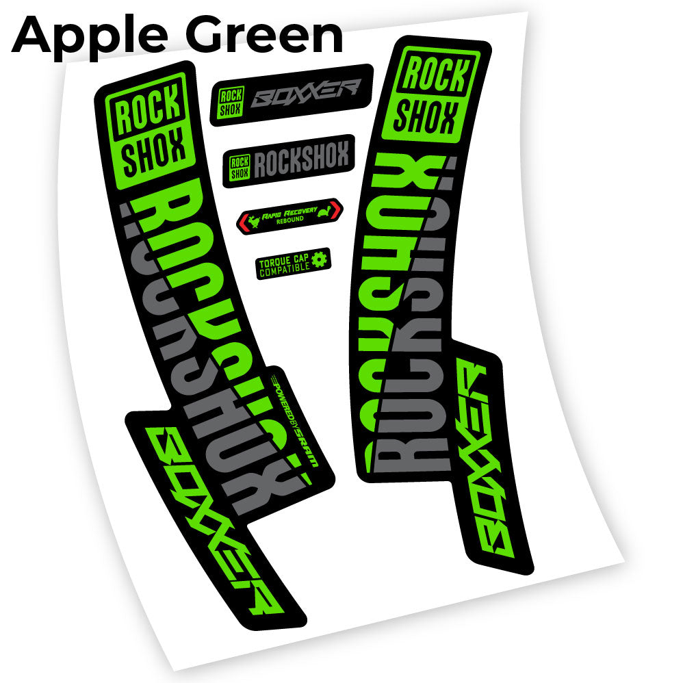 Stickers Rock Shox Boxxer 2019, 29 compatibles Autocollants fourche VTT 29"