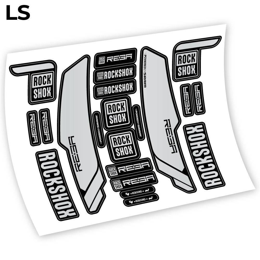 Stickers Rock Shox Reba 2013 compatibles Autocollants fourche VTT