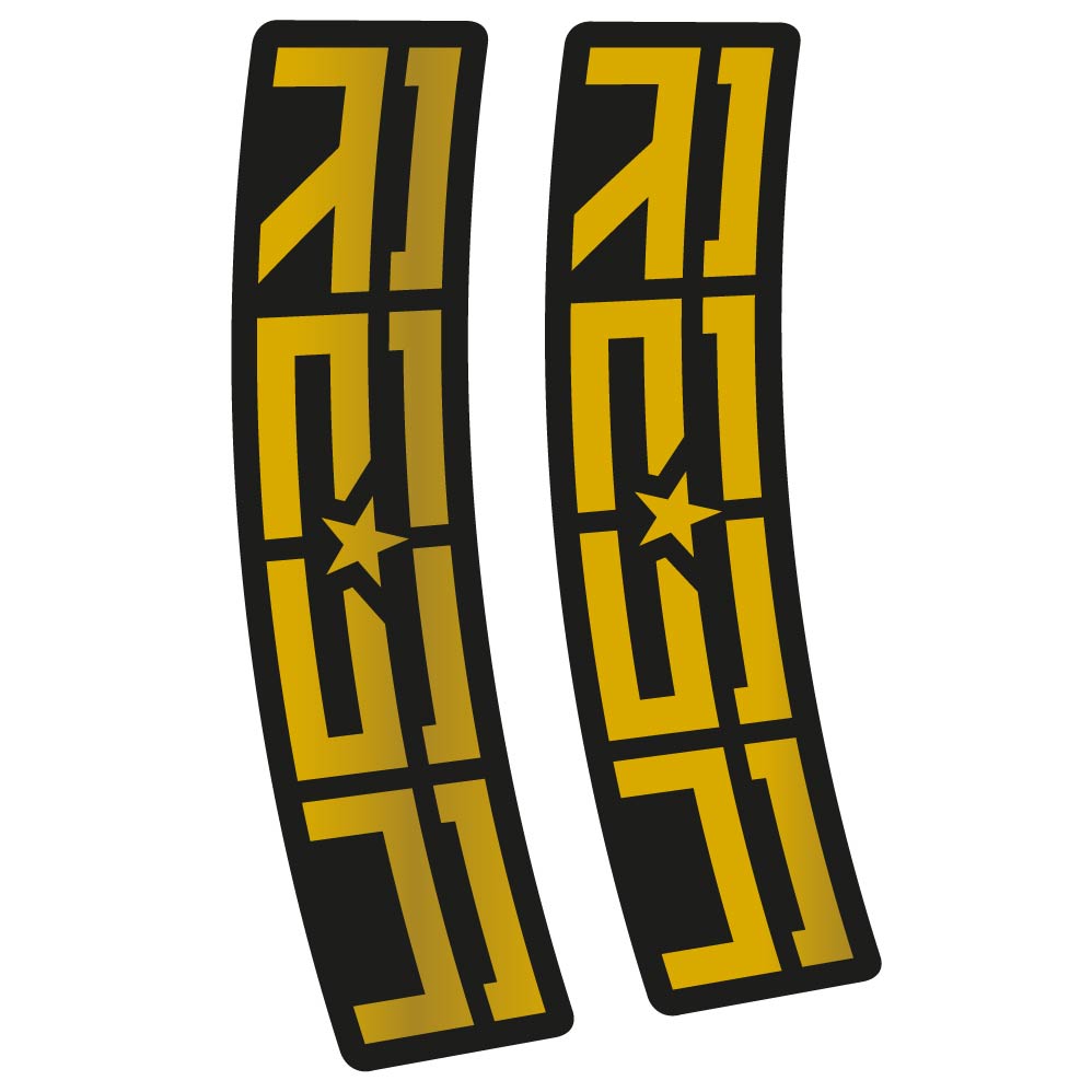 Stickers Rock Shox Reba compatibles Autocollants fourche VTT