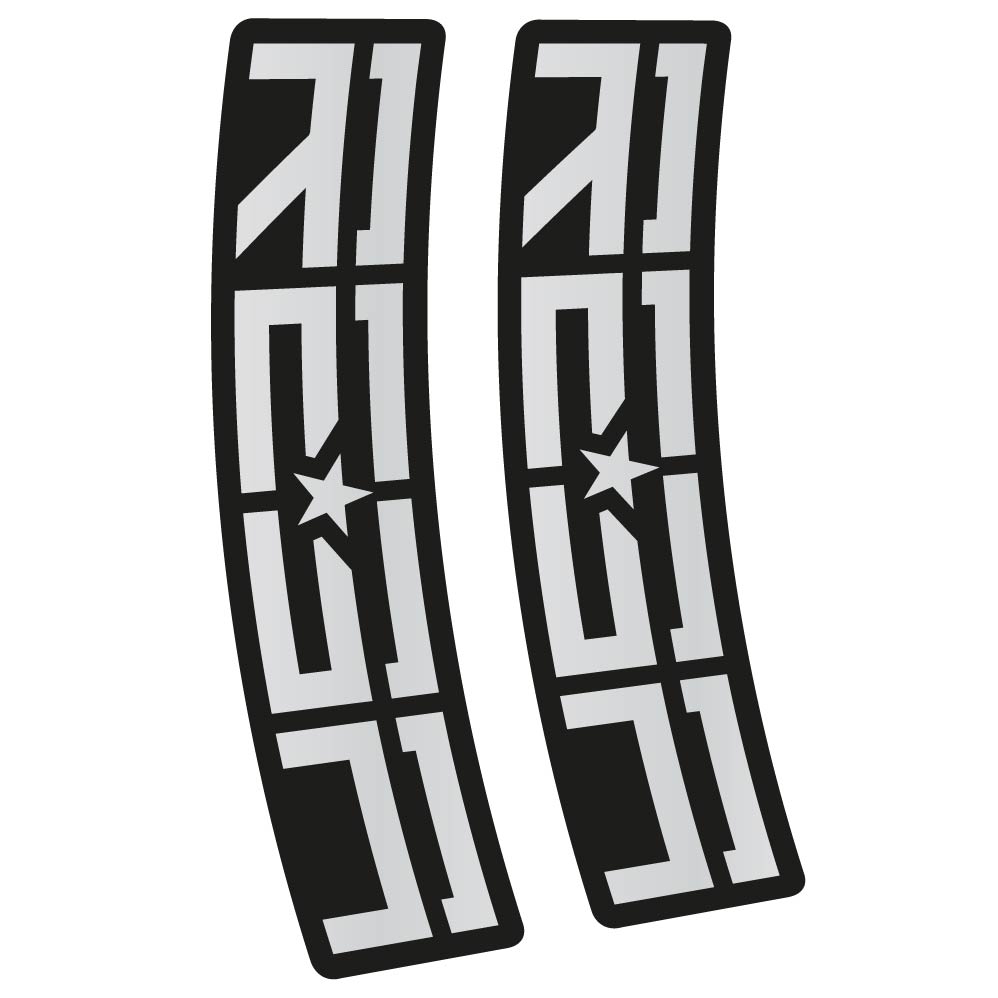 Stickers Rock Shox Reba compatibles Autocollants fourche VTT