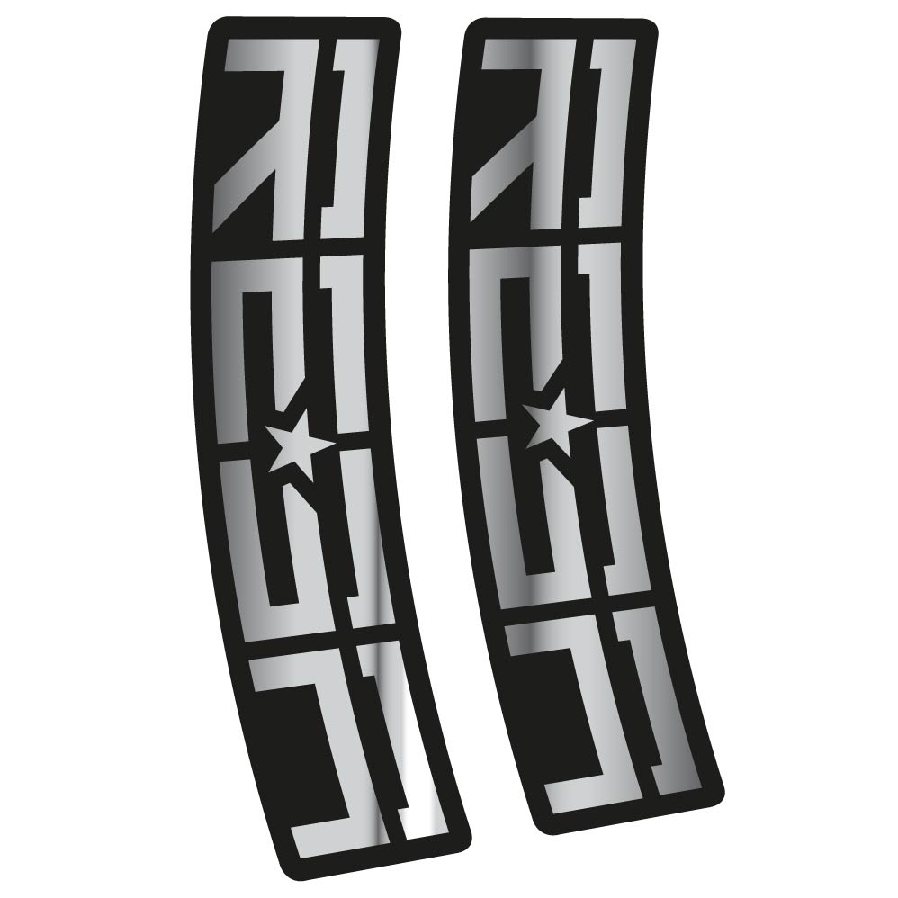 Stickers Rock Shox Reba compatibles Autocollants fourche VTT