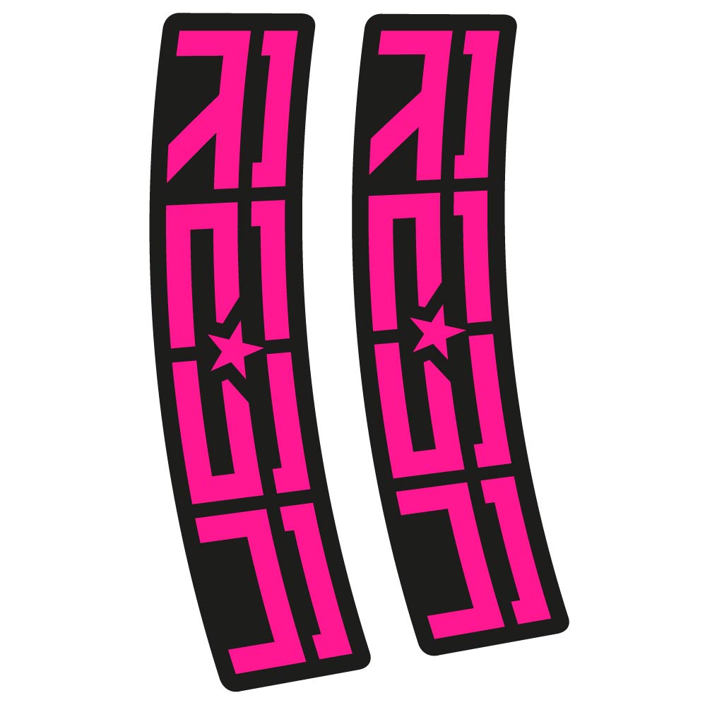 Stickers Rock Shox Reba compatibles Autocollants fourche VTT