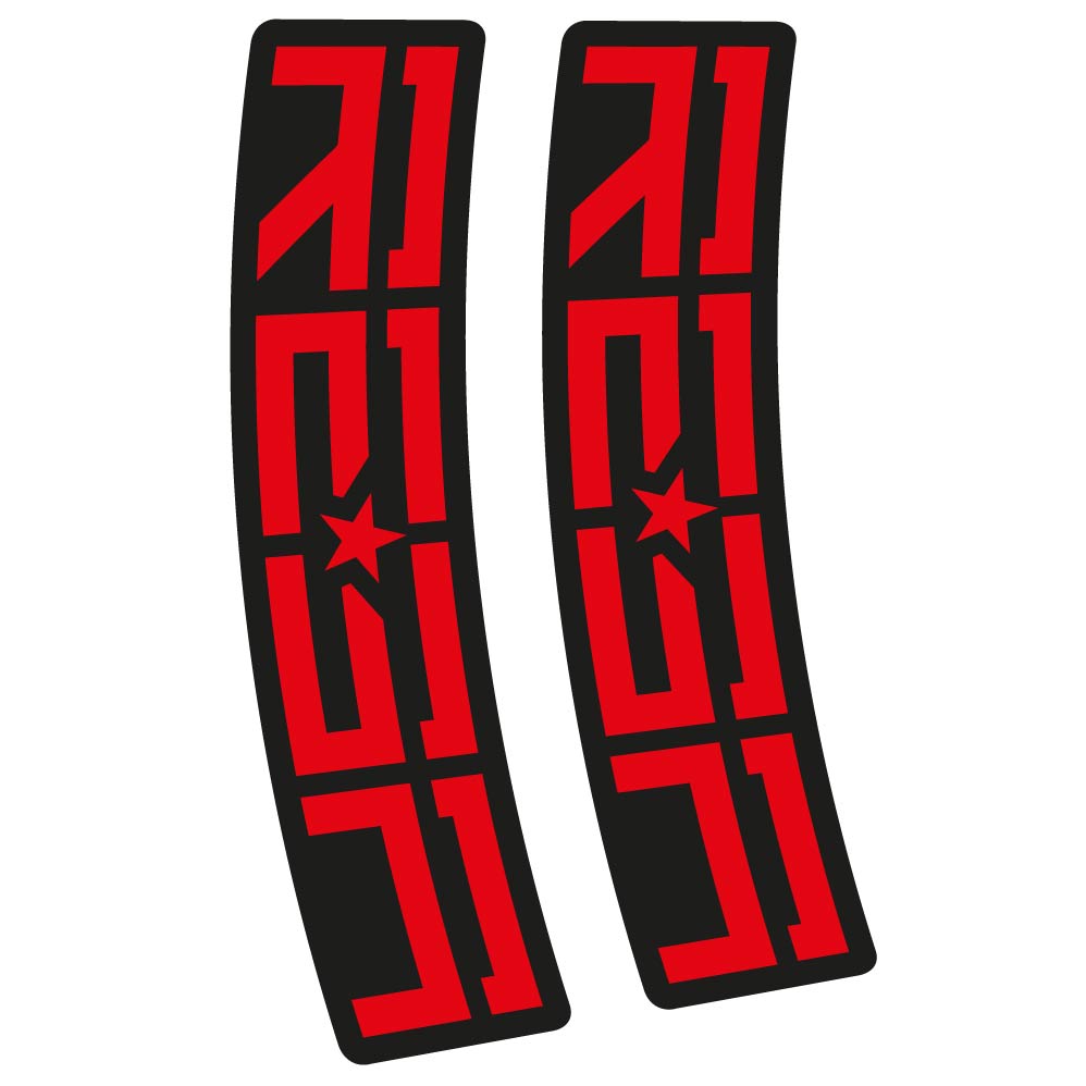 Stickers Rock Shox Reba compatibles Autocollants fourche VTT