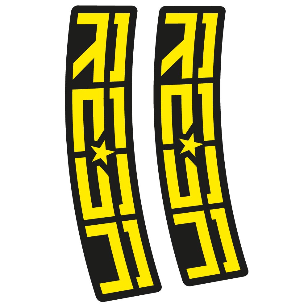 Stickers Rock Shox Reba compatibles Autocollants fourche VTT