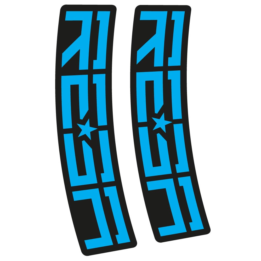 Stickers Rock Shox Reba compatibles Autocollants fourche VTT