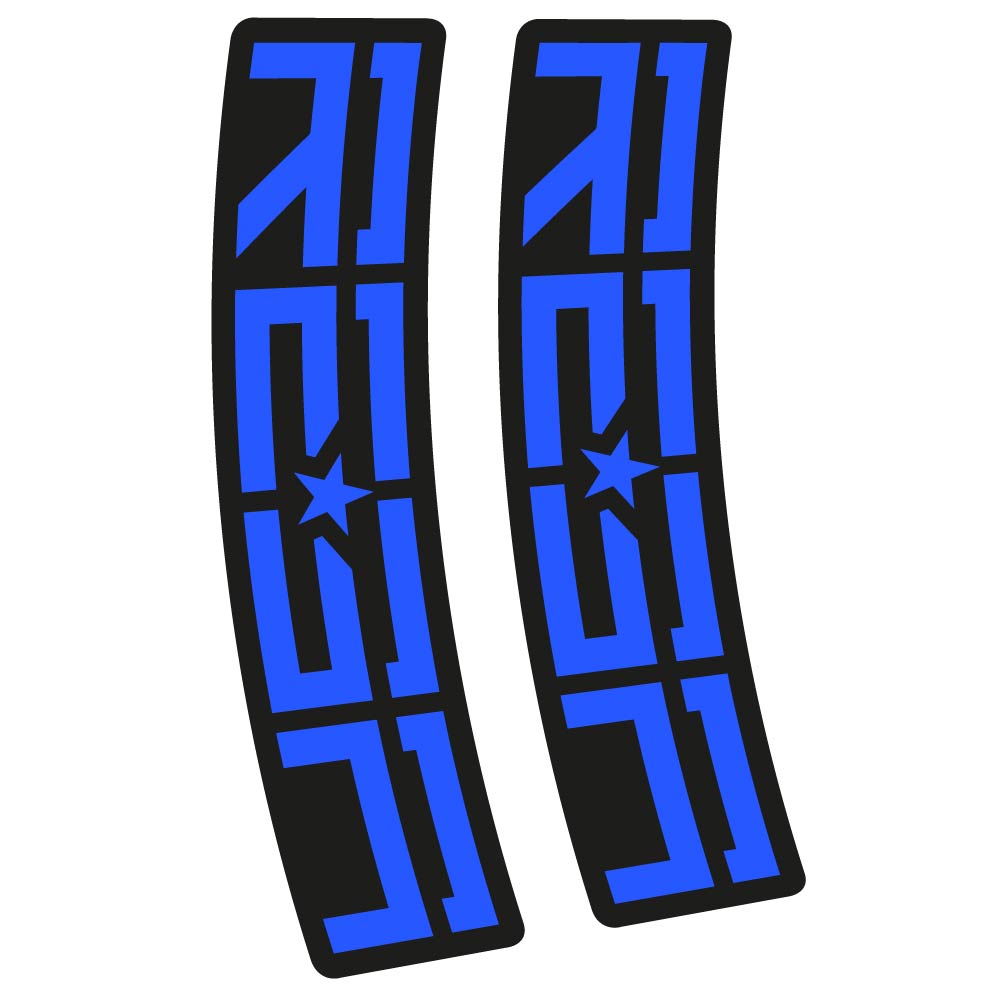 Stickers Rock Shox Reba compatibles Autocollants fourche VTT
