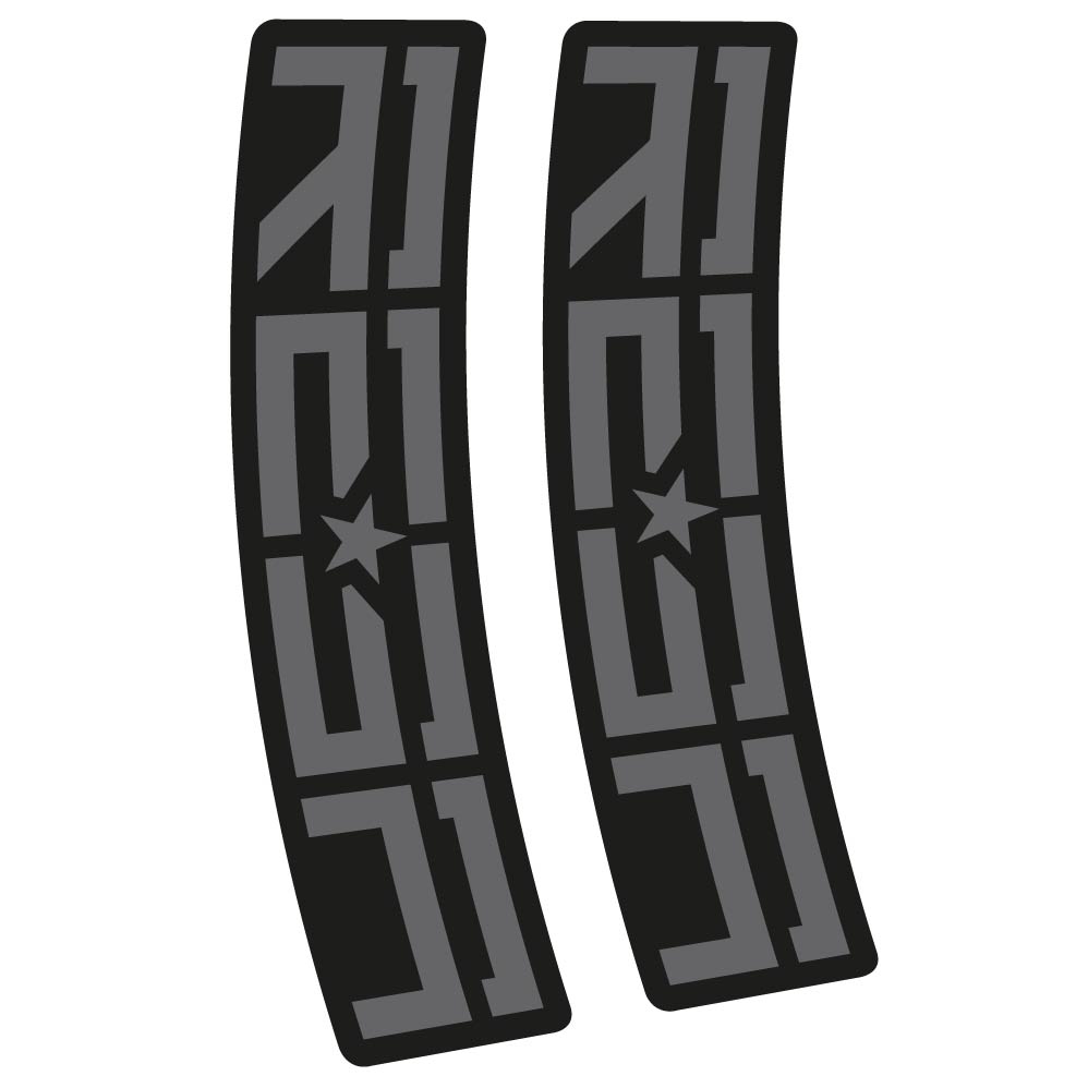 Stickers Rock Shox Reba compatibles Autocollants fourche VTT