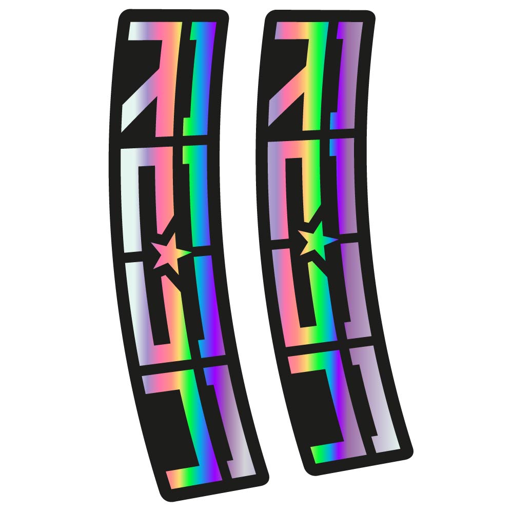 Stickers Rock Shox Reba compatibles Autocollants fourche VTT