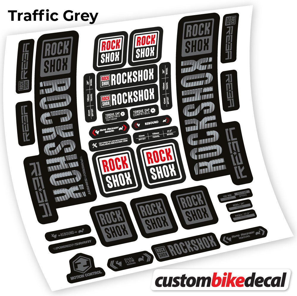 Decal for Rock Shox Reba 2019 fork 29" – bike sticker vinyl