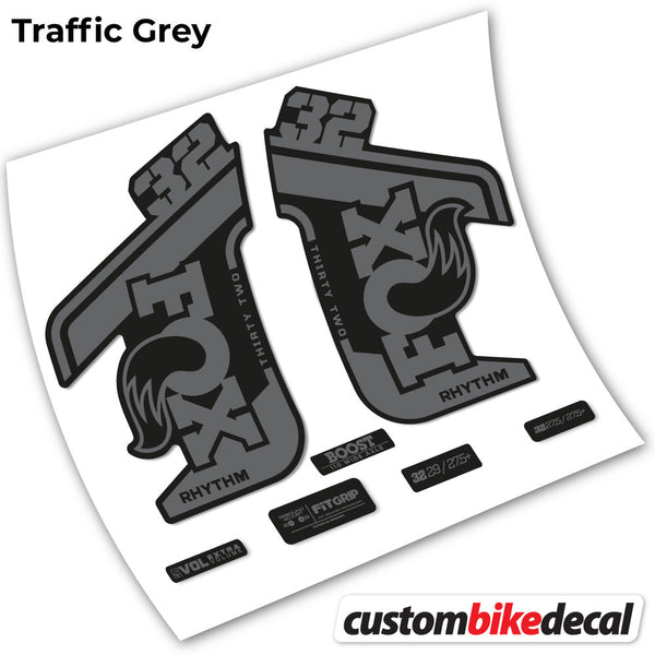 Fox Rhythm Fork Decals | Bike Stickers – stickersvelo.fr