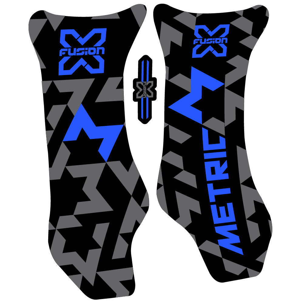 Stickers X Fusion Metric 2018 compatibles - Autocollants fourche VTT