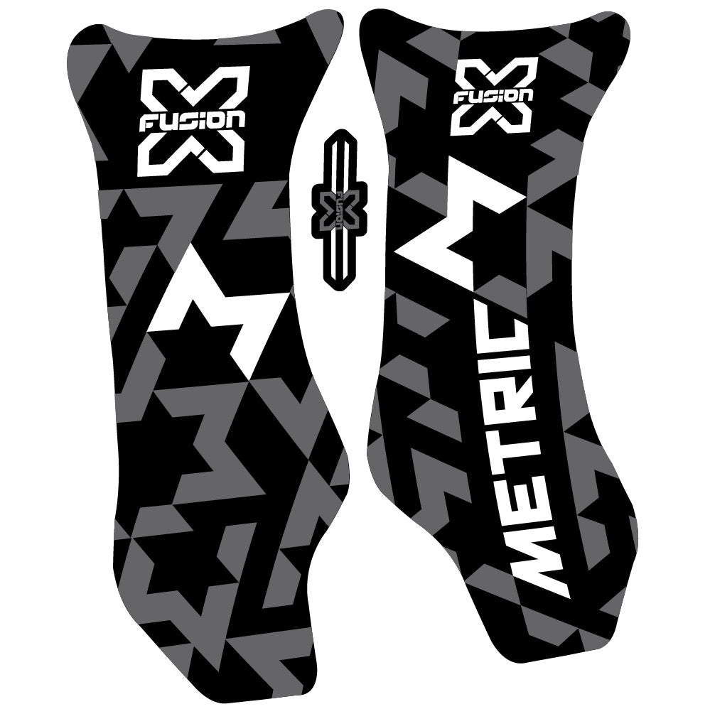 Stickers X Fusion Metric 2018 compatibles Autocollants fourche 29"