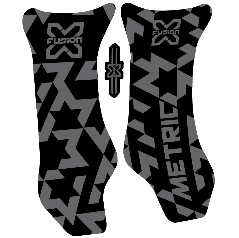 Stickers X Fusion Metric 2018 compatibles - Autocollants fourche VTT
