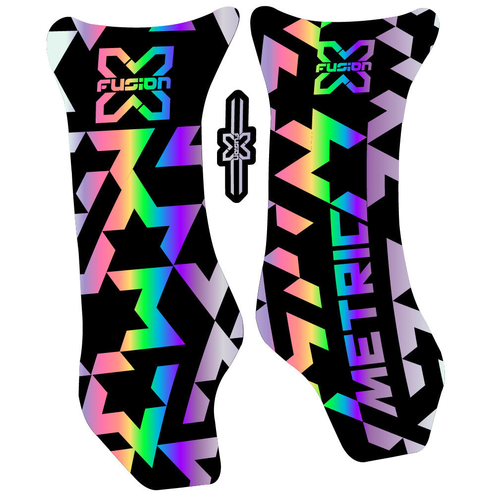 Stickers X Fusion Metric 2018 compatibles Autocollants fourche 29"