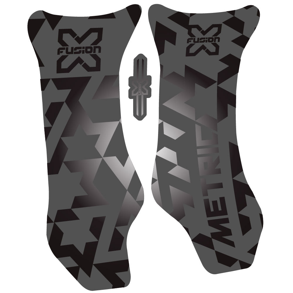 Stickers X Fusion Metric 2018 compatibles - Autocollants fourche VTT