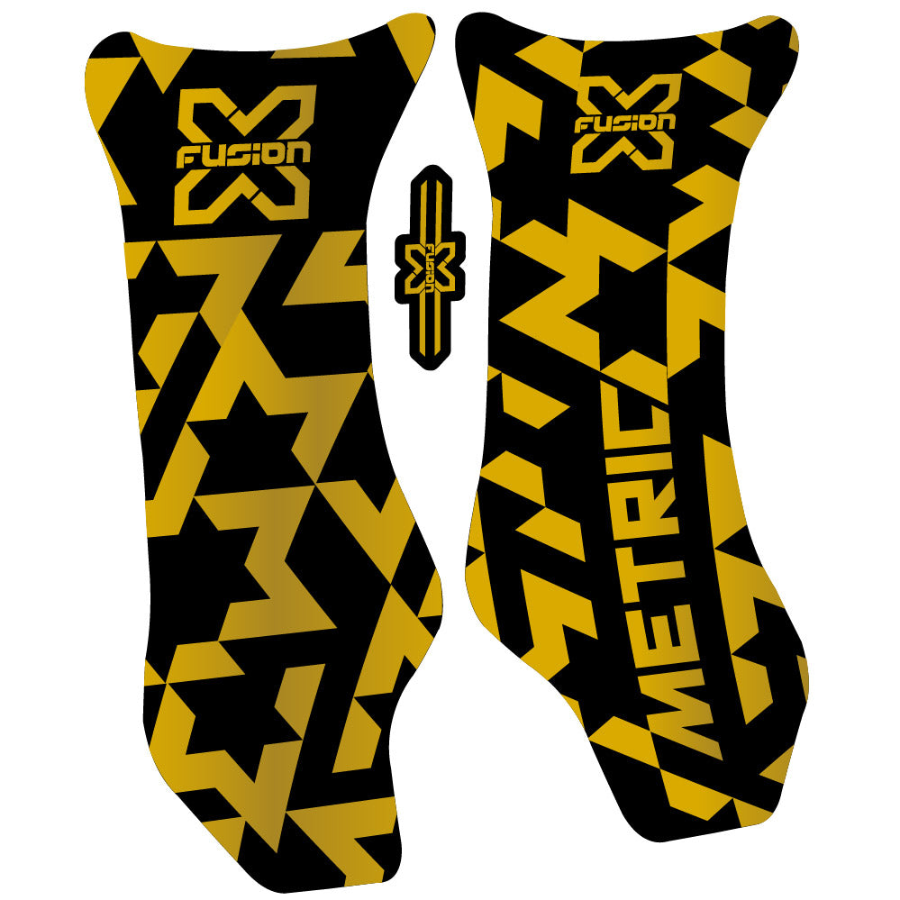 Stickers X Fusion Metric 2018 compatibles - Autocollants fourche VTT