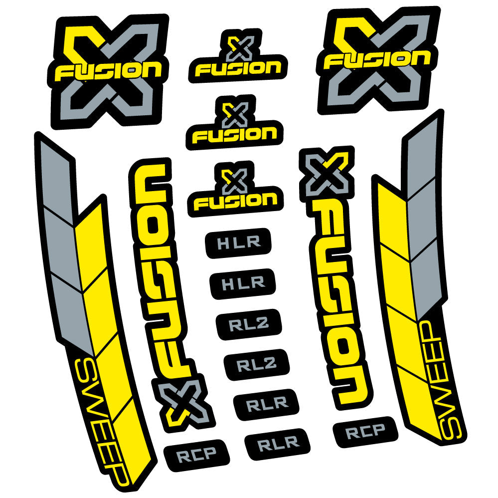 Stickers XFusion Sweep compatibles - Autocollants fourche VTT