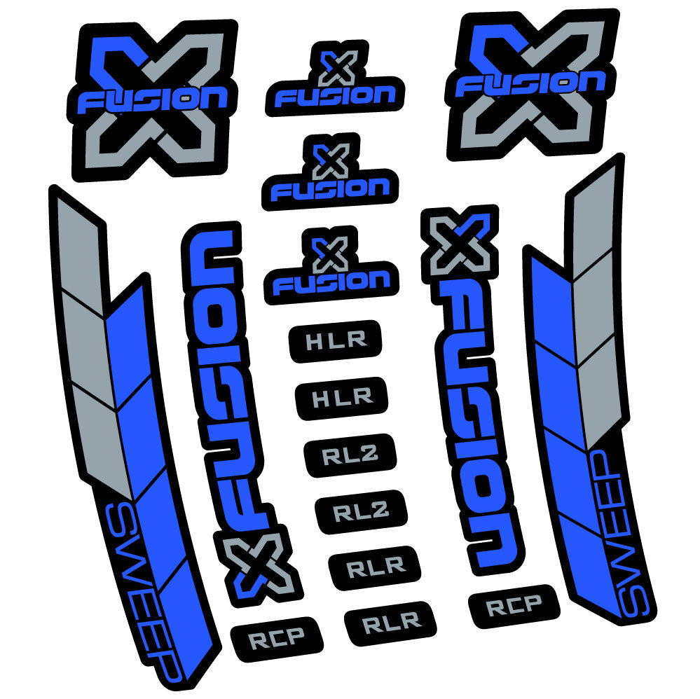 Stickers XFusion Sweep compatibles Autocollants fourche 29"