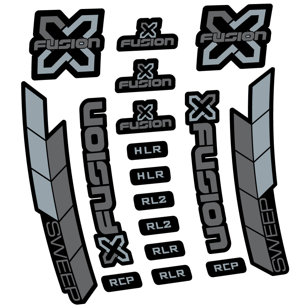 Stickers XFusion Sweep compatibles - Autocollants fourche VTT
