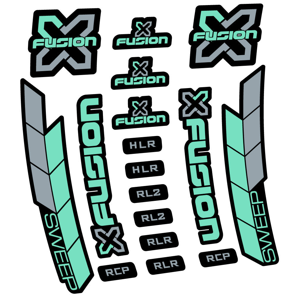 Stickers XFusion Sweep compatibles Autocollants fourche 29"