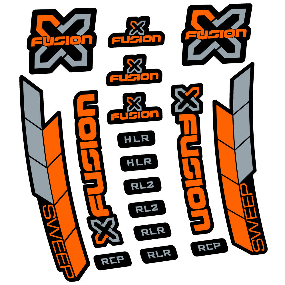 Stickers XFusion Sweep compatibles - Autocollants fourche VTT