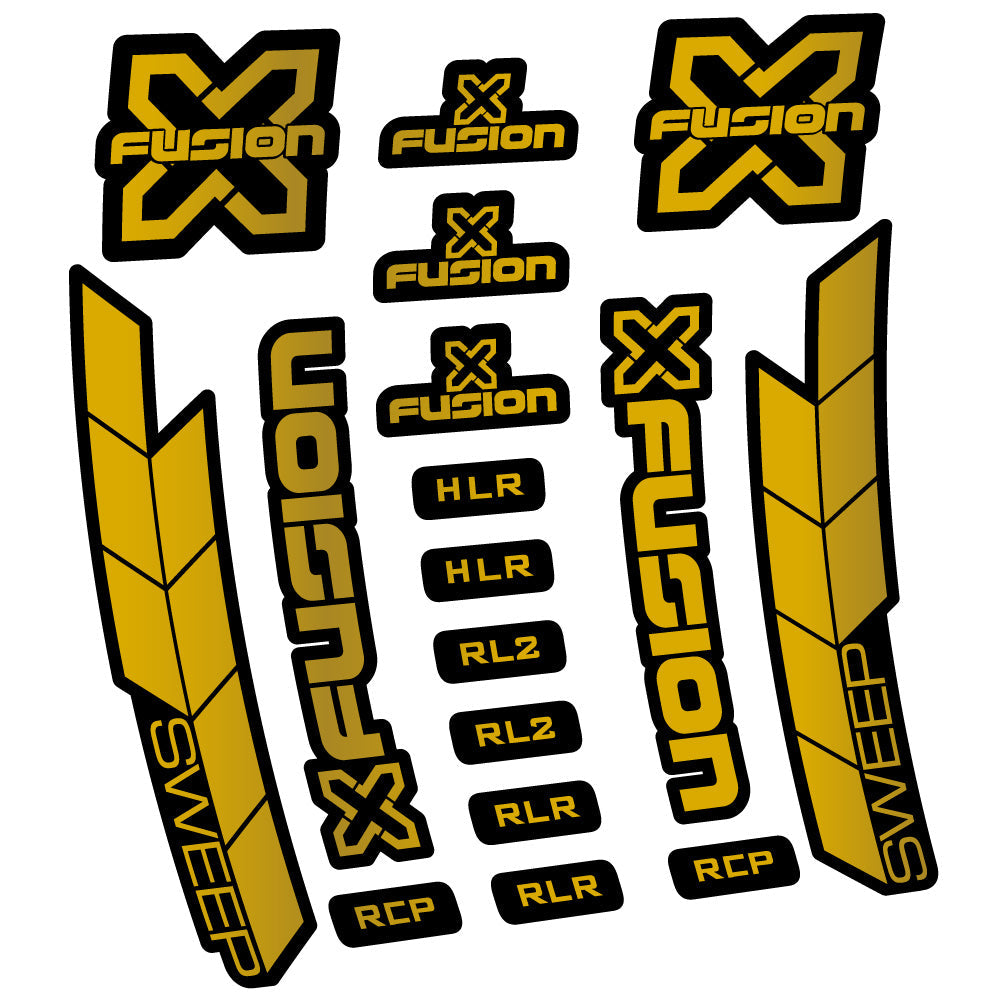 Stickers XFusion Sweep compatibles Autocollants fourche 29"