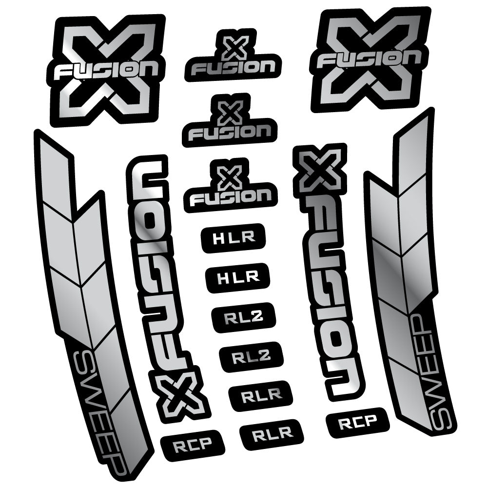 Stickers XFusion Sweep compatibles - Autocollants fourche VTT