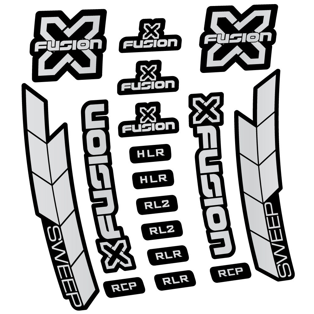 Stickers XFusion Sweep compatibles - Autocollants fourche VTT