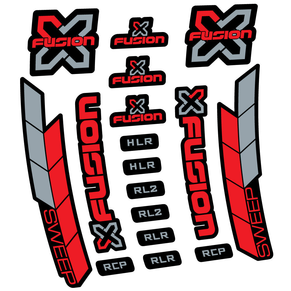 Stickers XFusion Sweep compatibles - Autocollants fourche VTT