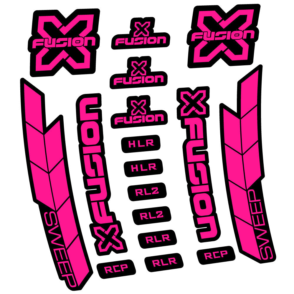 Stickers XFusion Sweep compatibles Autocollants fourche 29"