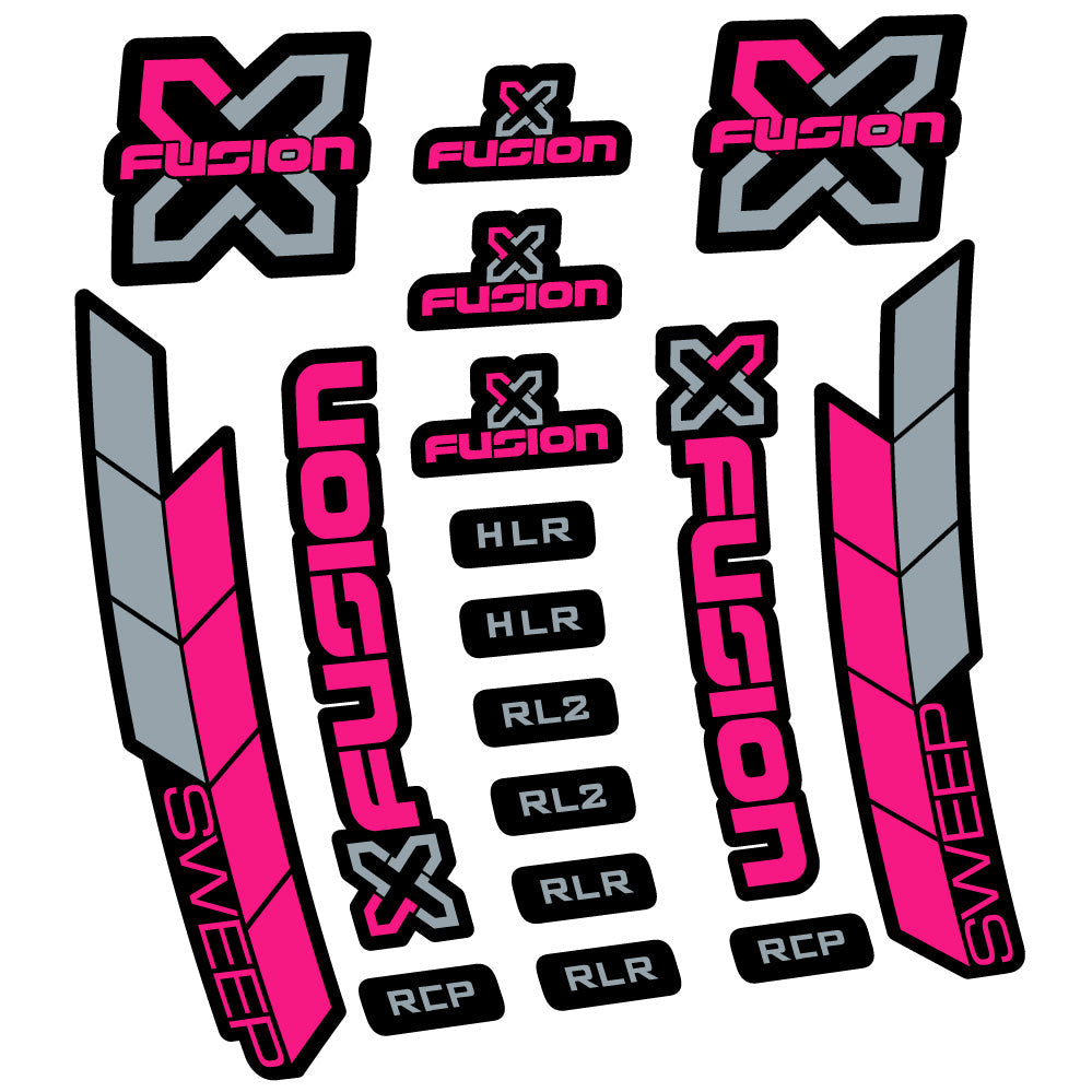 Stickers XFusion Sweep compatibles Autocollants fourche 29"
