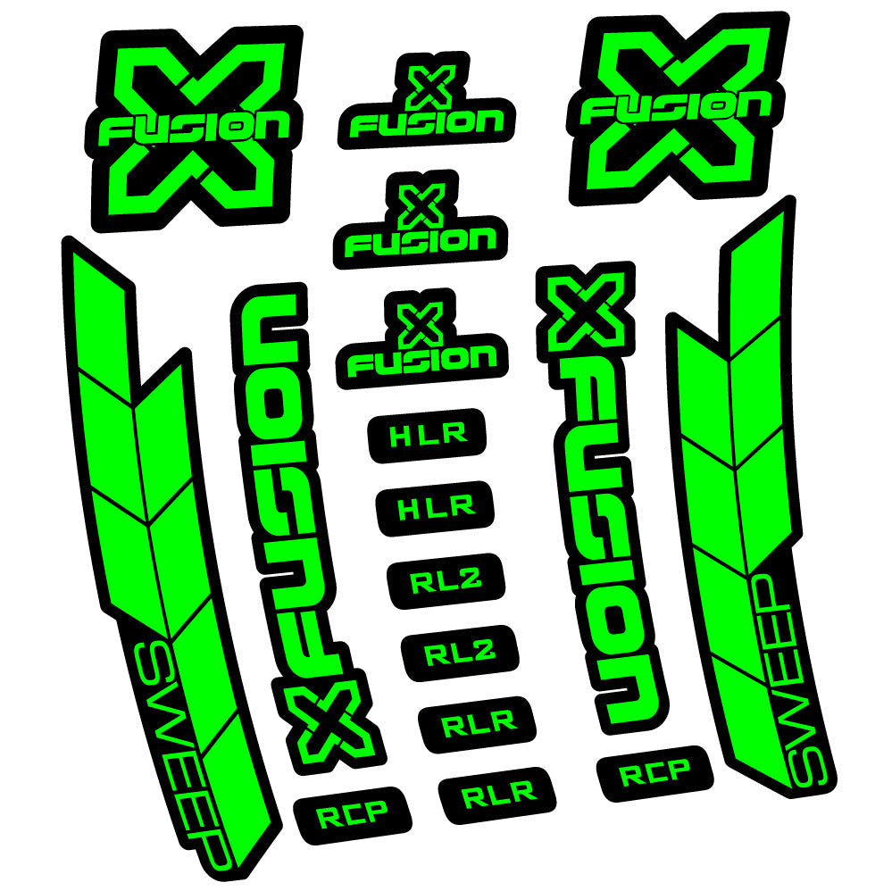 Stickers XFusion Sweep compatibles - Autocollants fourche VTT