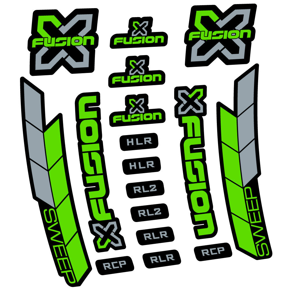 Stickers XFusion Sweep compatibles Autocollants fourche 29"