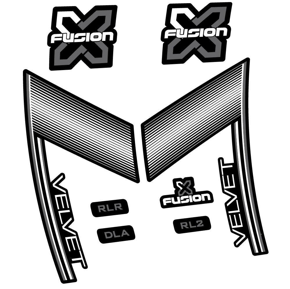 Stickers X Fusion Velvet compatibles Autocollants fourche 29"