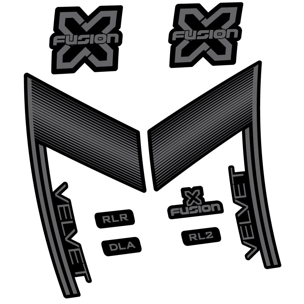 Stickers X Fusion Velvet compatibles - Autocollants fourche VTT