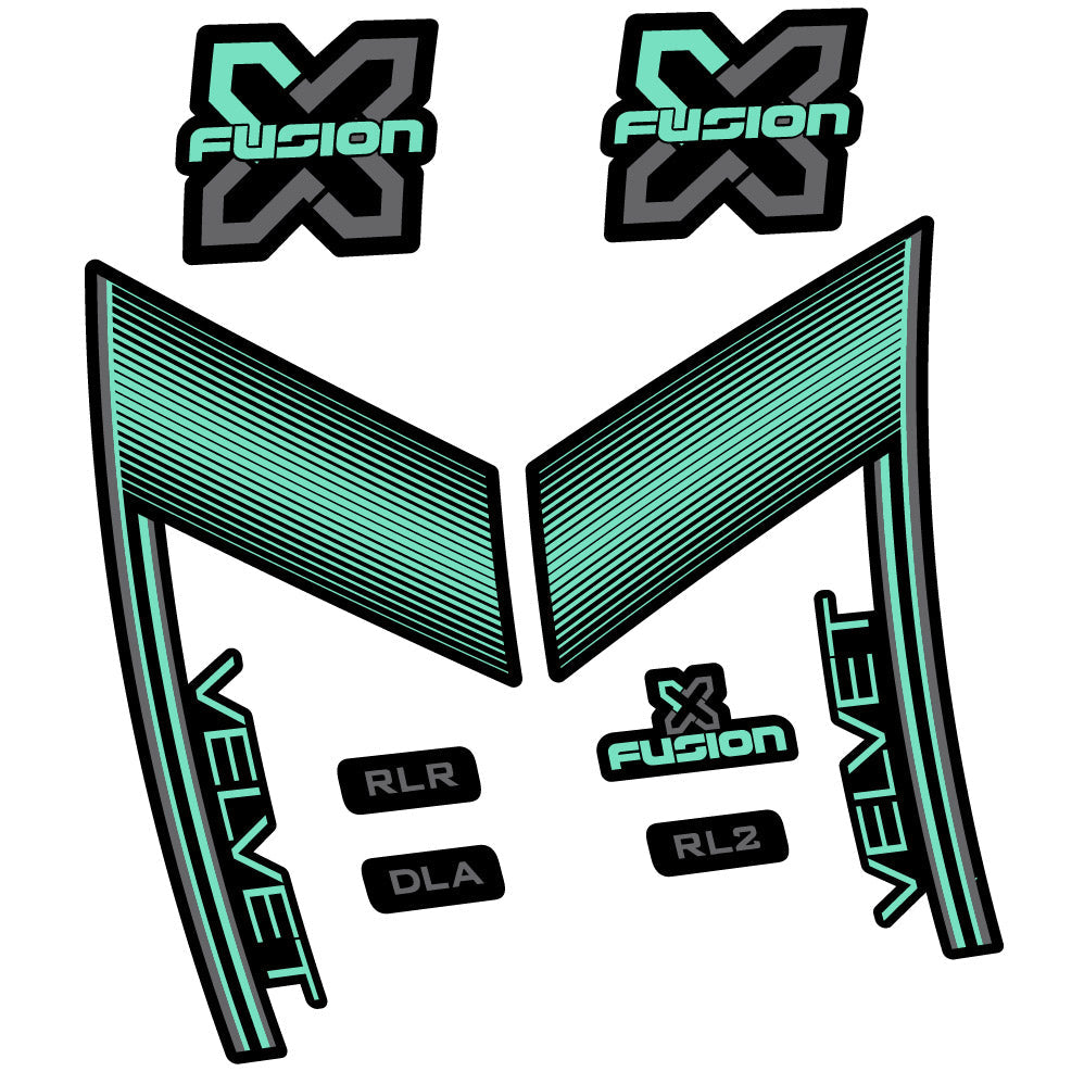Stickers X Fusion Velvet compatibles - Autocollants fourche VTT