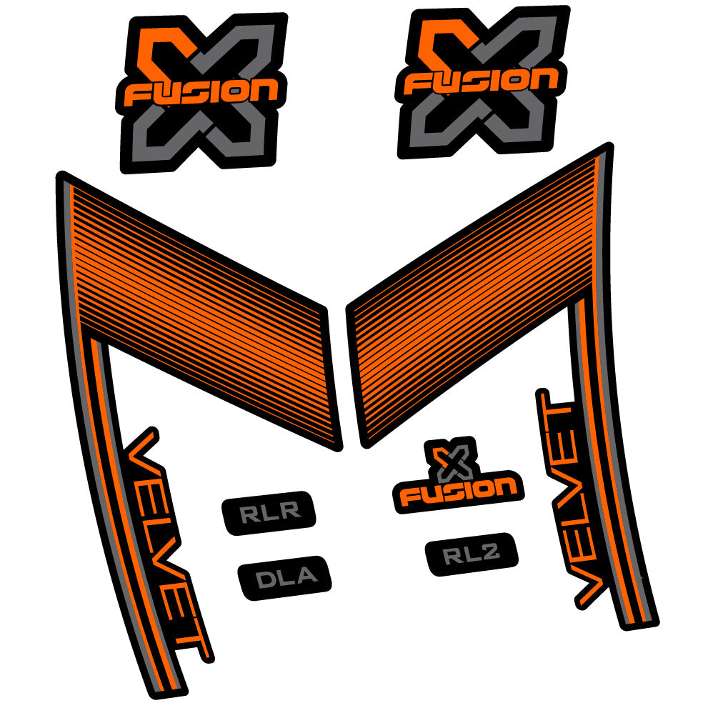 Stickers X Fusion Velvet compatibles - Autocollants fourche VTT