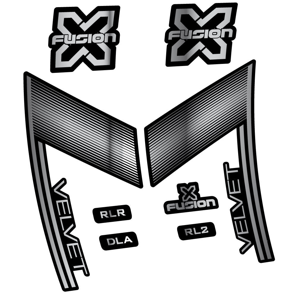 Stickers X Fusion Velvet compatibles Autocollants fourche 29"