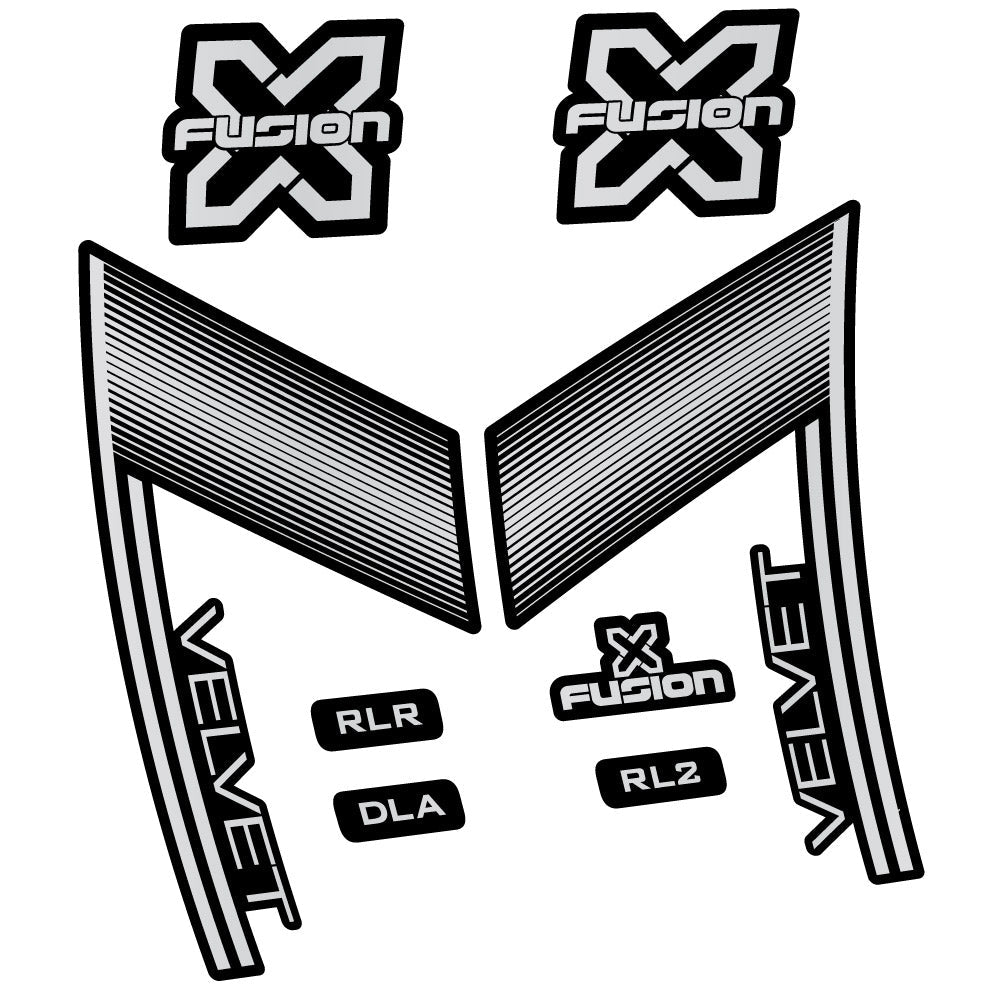 Stickers X Fusion Velvet compatibles - Autocollants fourche VTT