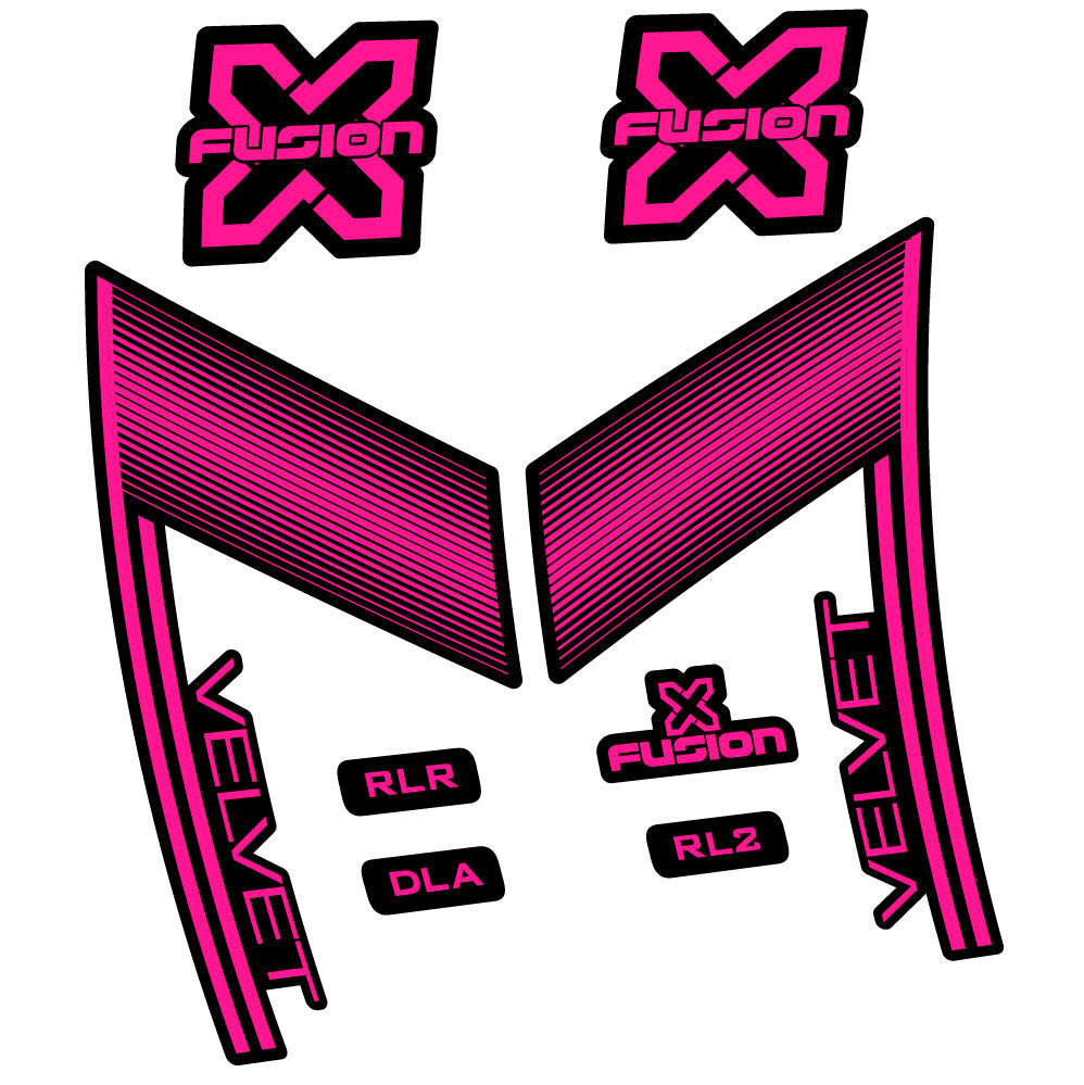 Stickers X Fusion Velvet compatibles - Autocollants fourche VTT