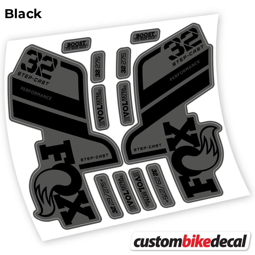 Decal for Fox 32 SC Performance Step Cast 2021 fork – bike sticker vinyl