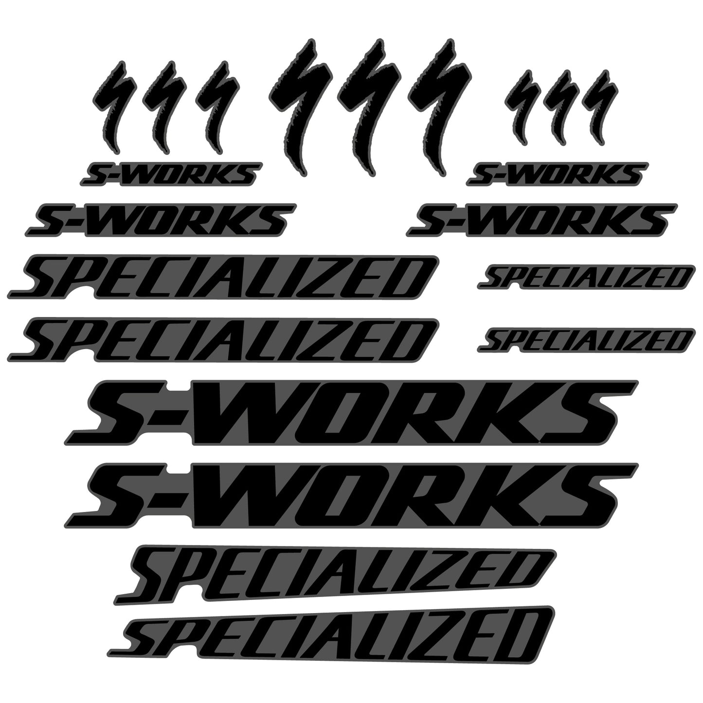 Stickers Specialized compatibles Autocollants cadre