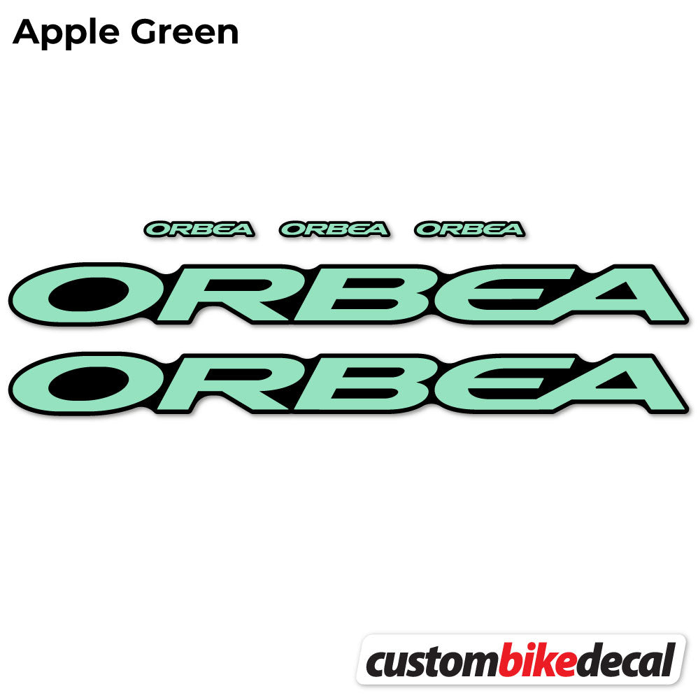 Apple Green decal for Orbea Oiz M10 2021 VEC frame – bike sticker vinyl
