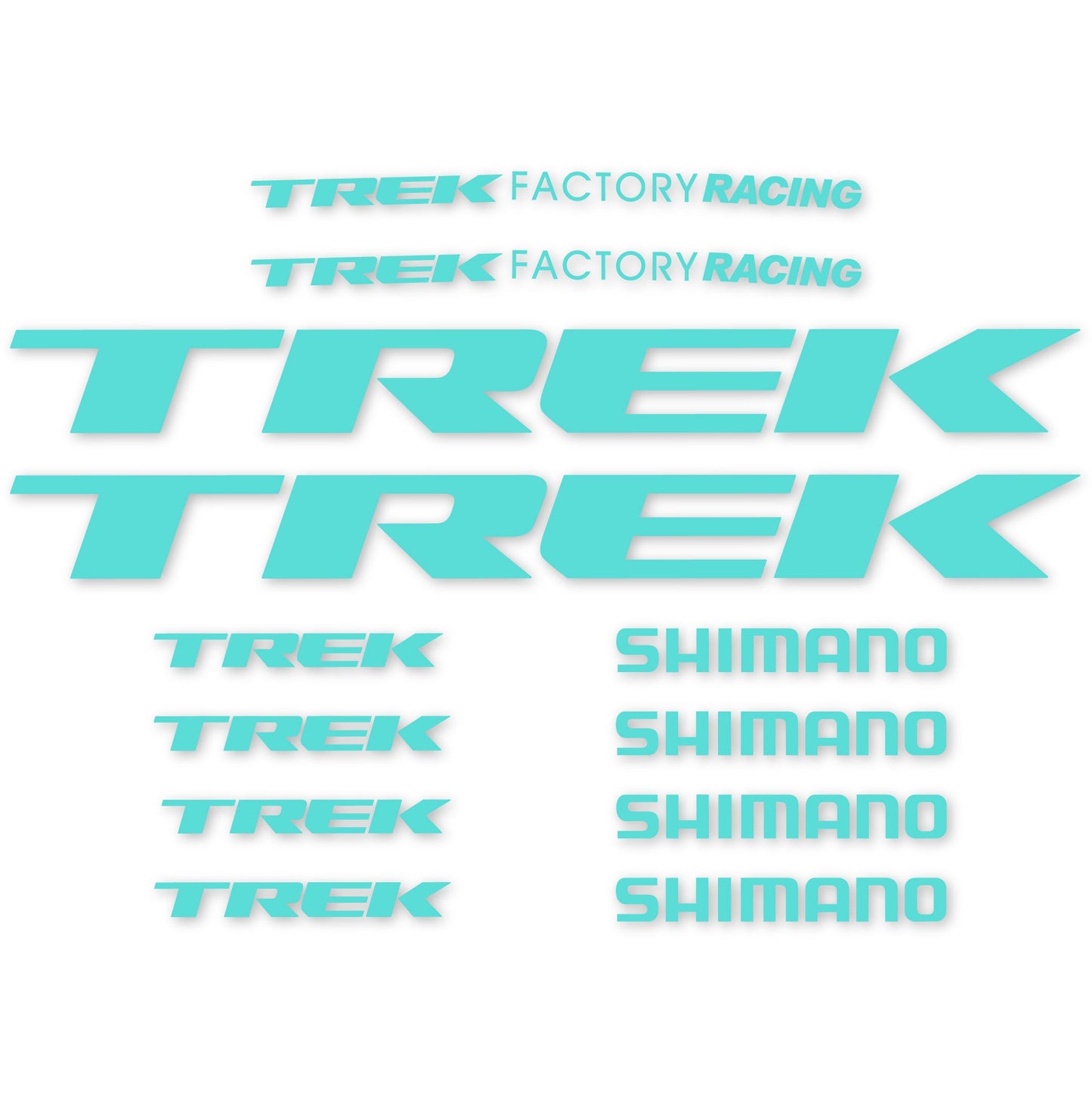 Stickers Trek Factory Racing Team compatibles Autocollants cadre