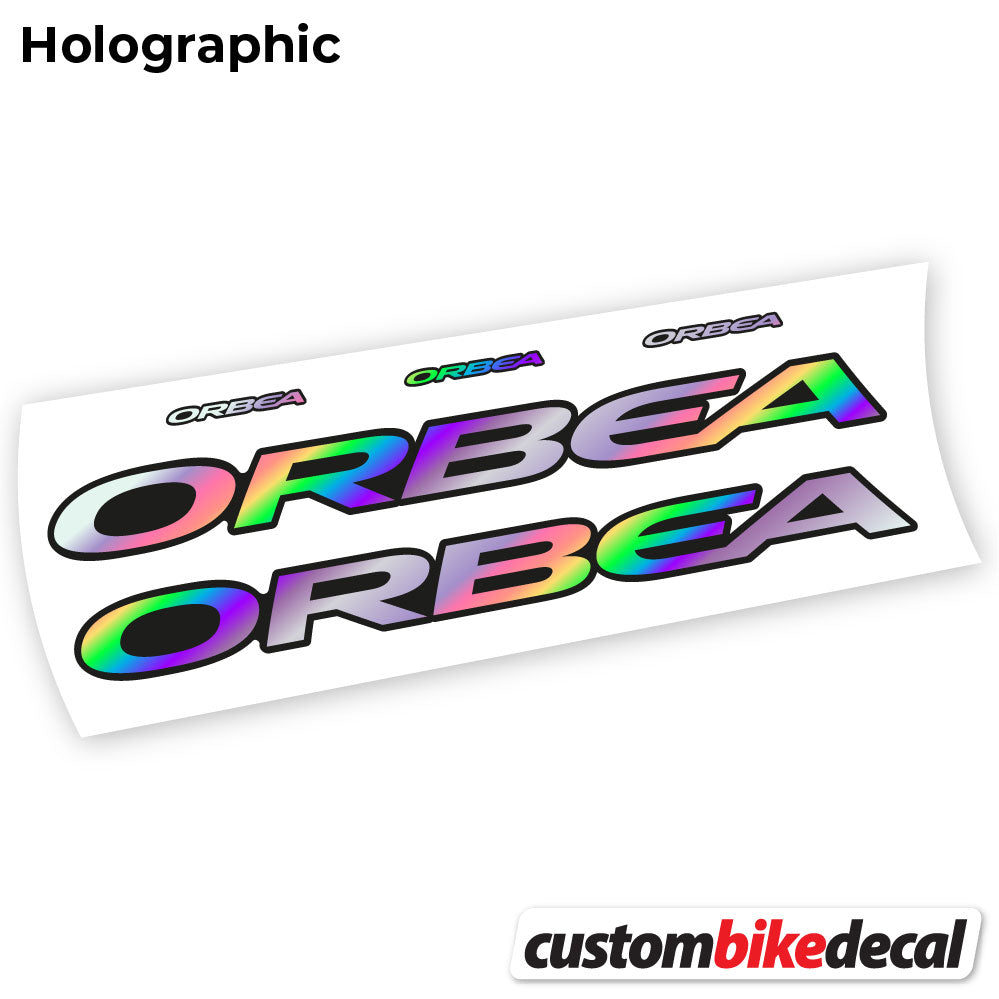Hollographic decal for Orbea Oiz 2020 Square frame – bike sticker vinyl